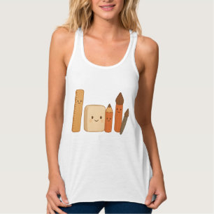 Snygg Verktyg - Cute Transparent Linne Med Racerback