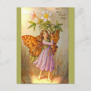 Snygg Vind Flower Fairy Vykort