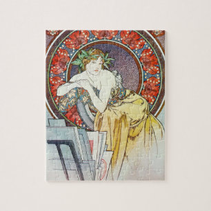 Snygg Vintage art nouveau Pussel