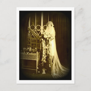 Snygg Vintage Bride Vykort