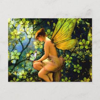 Snygg Vintage Fairy Vykort