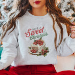 Snygg Vintage Sweet Cake-jul T Shirt<br><div class="desc">Snygg Vintage Sweet Cake-tröjan</div>