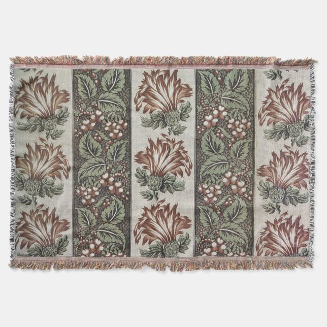 Snygg Vintage Textile Filt (Framsidan)