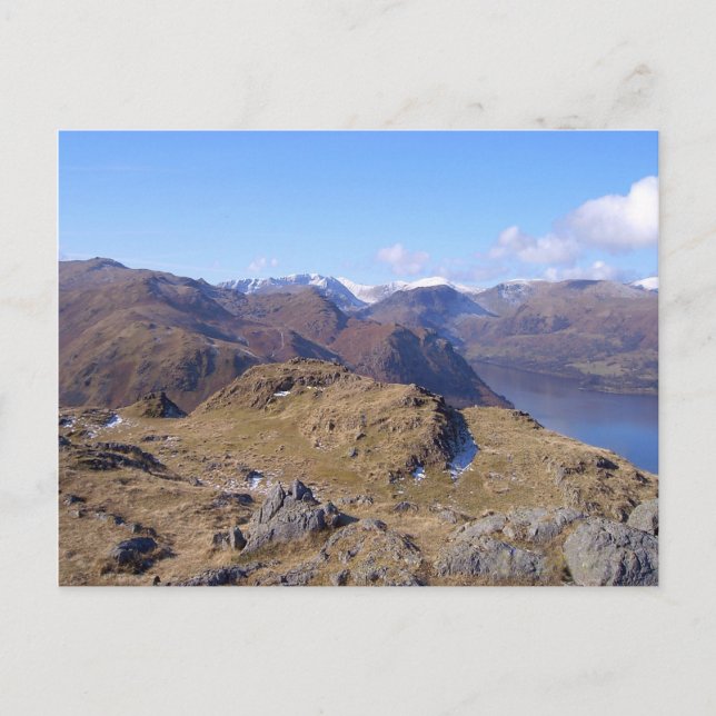 Snygg vy från Hallin Fell Cumbria Vykort (Framsida)