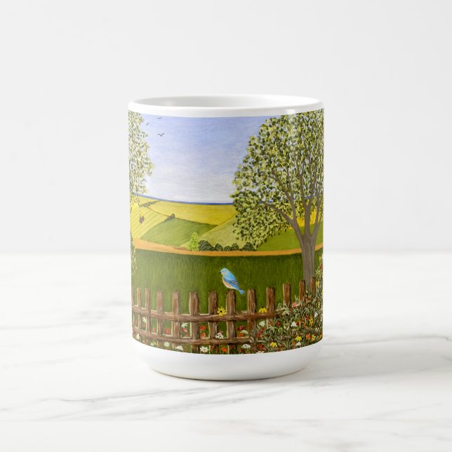 Snygg vy stor kaffemugg (Center)