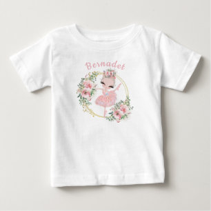 Snygg Watercolor Ballerina Fairy Baby T-Shirt