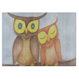 Snygg Watercolor Uggla Älskare