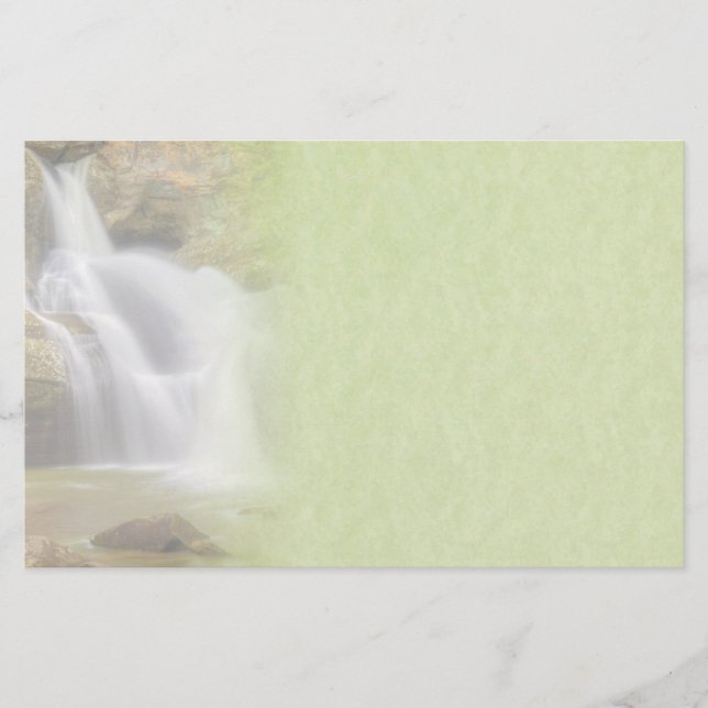 Snygg Waterfall Bröllop Stationery Brevpapper (Framsida)