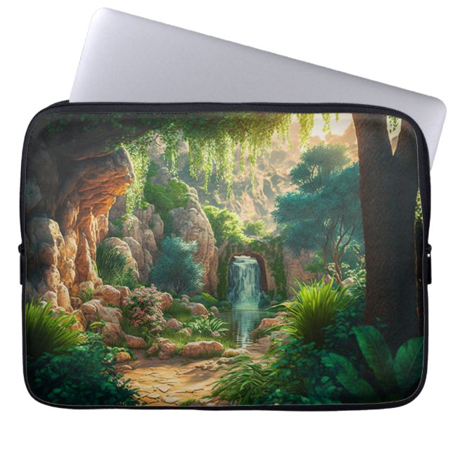 Snygg Waterfall Laptop sleeve (Framsidan)