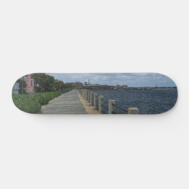 Snygg Waterfront Walkway Skateboard Bräda 19,5 Cm (Horz)