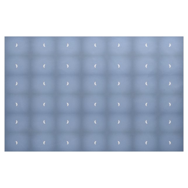 Snygg Waxing Crescent Måne i Daylight Fabric Tyg (Fat Quarter)