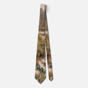 Snygg Winter Bäck Snö Scene Neck Tie Slips