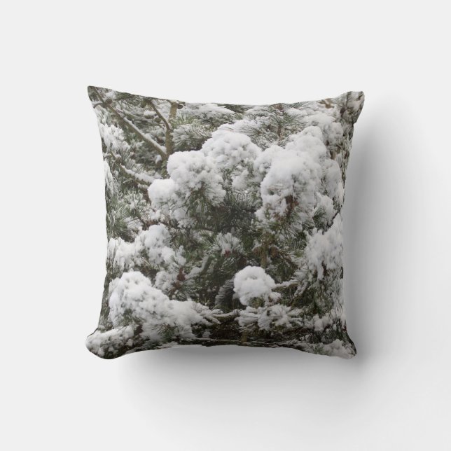 Snygg Winter Inslag Pillow! Kudde (Framsida)