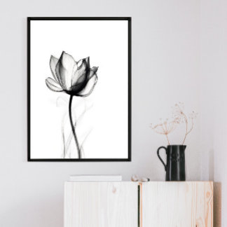 Snygg Xray Tulip Art-utskrift Poster