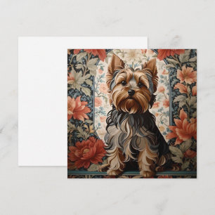Snygg Yorkie Yorkshire Terrier Porträtt