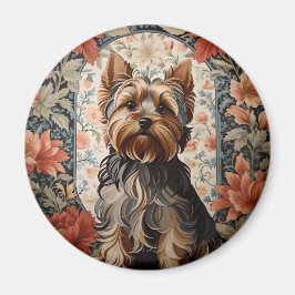 Snygg Yorkie | Yorkshire Terrier Porträtt Magnet