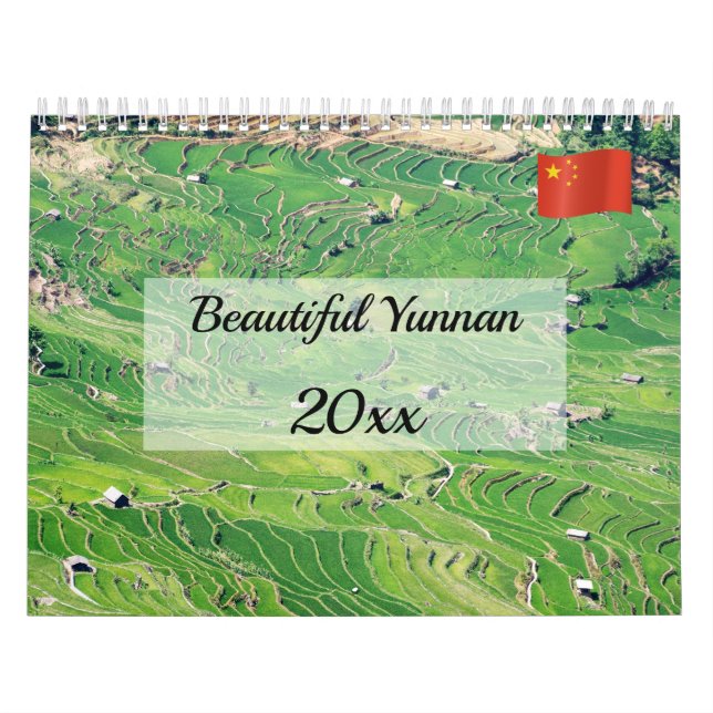 Snygg Yunnan, China Kalender (Omslag)