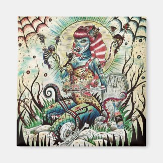 Snygg Zombie sätter upp en tjej. Magnet