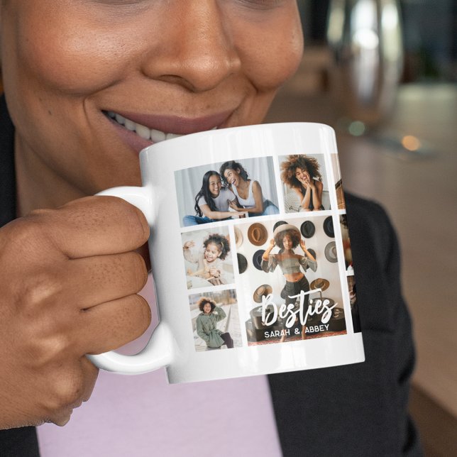 Snygga Bästisar 15 Fotosammanställning Kaffemugg (Skapare uppladdad)