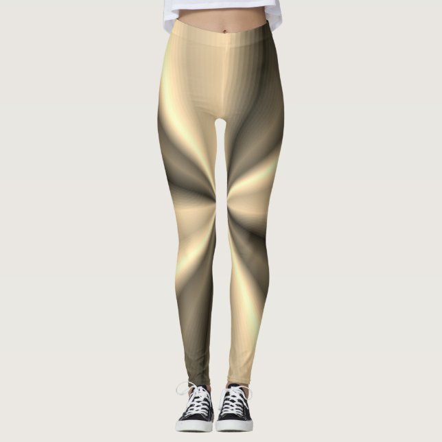 snygga Dam Multi-färgade modeleggings. Th Leggings (Framsida)