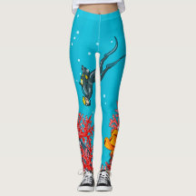 Snygga dykarleggings