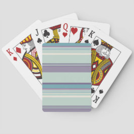 Snygga färgglada horisontella ränder casinokort