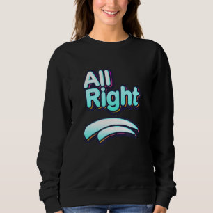 Snygga Färgrika Allt Okej Citat Grafiska Tees Snyg T Shirt