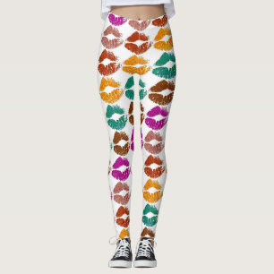Snygga Färgrika Läppar #22 Leggings