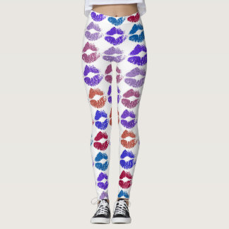 Snygga Färgrika Läppar #37 Leggings