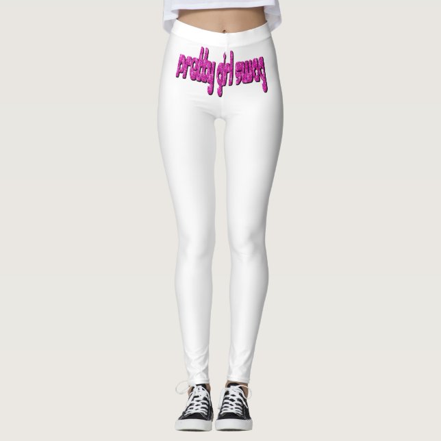 Snygga flickans swagger-leggings leggings (Framsida)