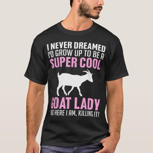 Snygga getter för kvinnor flickor getmormakare pyg t shirt (Framsida)