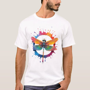 Snygga grafiska Tie Dye-solglasögon med Illustrera T Shirt