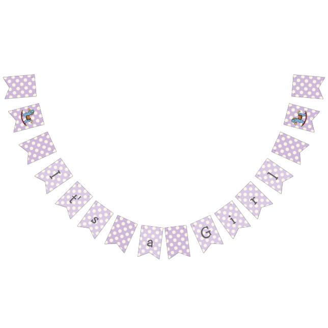 Snygga hörn Rocking Horse Bunting Banner Vimplar (Alla)