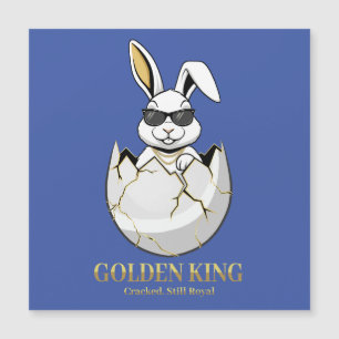 Snygga kanin solglasögon Golden King Rolig kanin