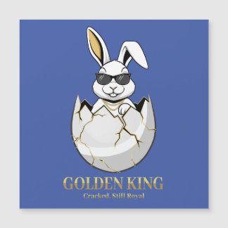 Snygga kanin solglasögon Golden King Rolig kanin
