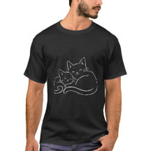 Snygga kattälskare, söta sovande katter, fantasifu