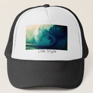 Snygga lastbilsförare Ocean Wave Livsstil trendig Keps