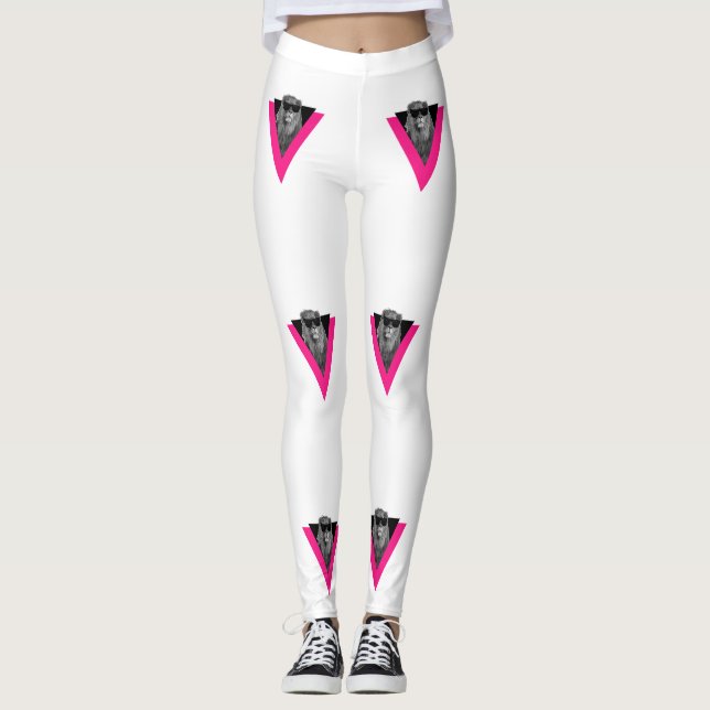 Snygga Lejon Leggings (Framsida)