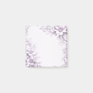 Snygga lila blommor Post-it-lappar Post-it Block