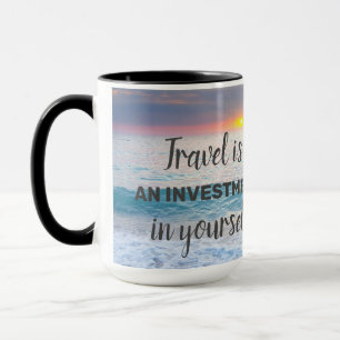 Snygga Maldives Beach Sunset Mugg