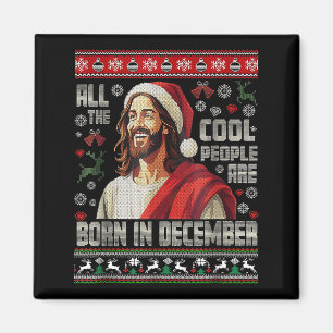 Snygga Människor Föds I December Kristna Jul Magnet