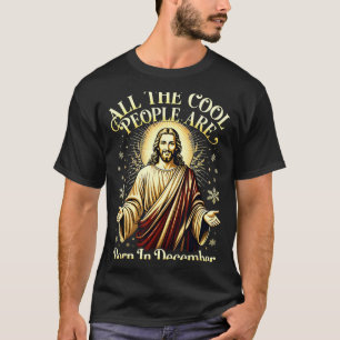 Snygga Människor Föds I December Kristna Jul T Shirt