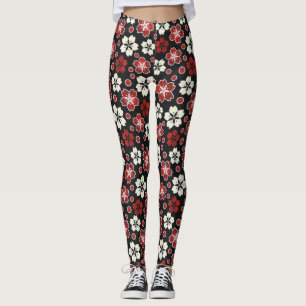 Snygga mönstrade designermaskar leggings