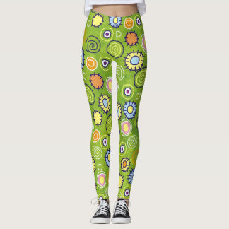 Snygga mönstrade leggings