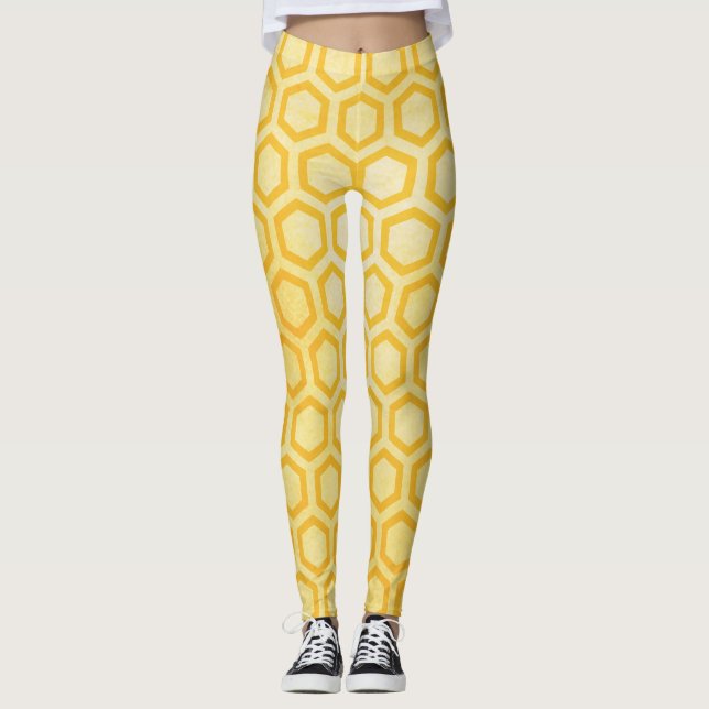 Snygga mönstrade leggings (Framsida)