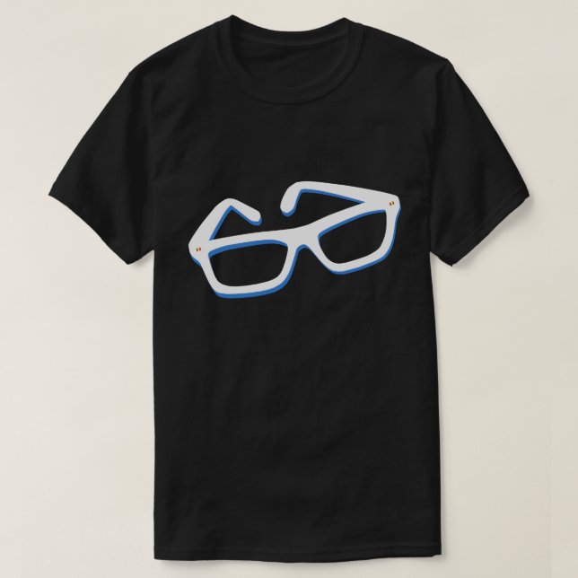 Snygga nördglasögon t-shirt (Design framsida)