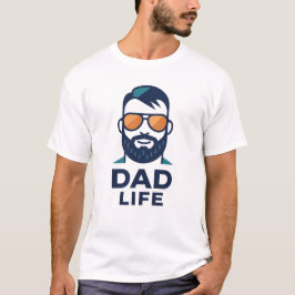 Snygga pappabrillor stil t shirt
