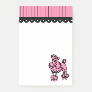 Snygga Poodle Post It-lappar Post-it Block