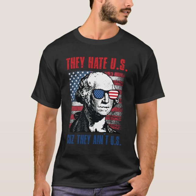 Snygga presidentsungbrillor  t shirt (Framsida)