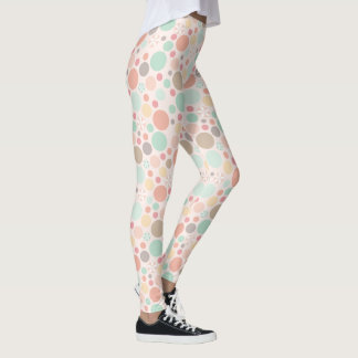 Snygga prickiga designermallor leggings